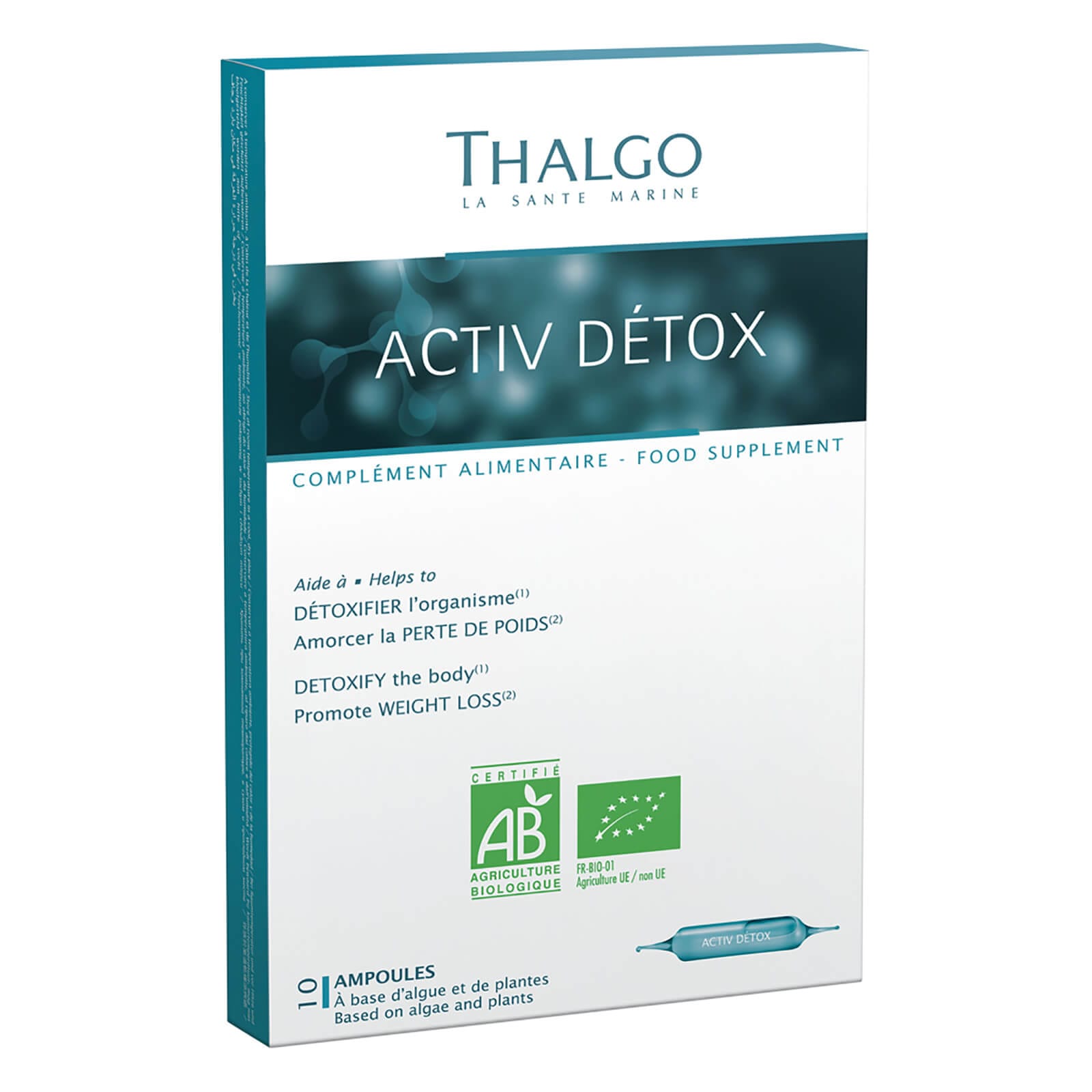 Thalgo Activ Detox Bio – Fiole Detoxifiere Thalgo Activ Detox Fiole Detoxifiere 10*10 ml